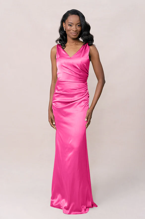 Dawson Satin Dress | Made To Order - Image 107