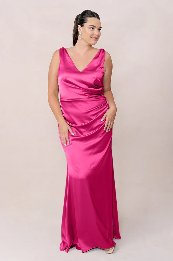 Dawson Satin Dress | Made To Order - Image 108