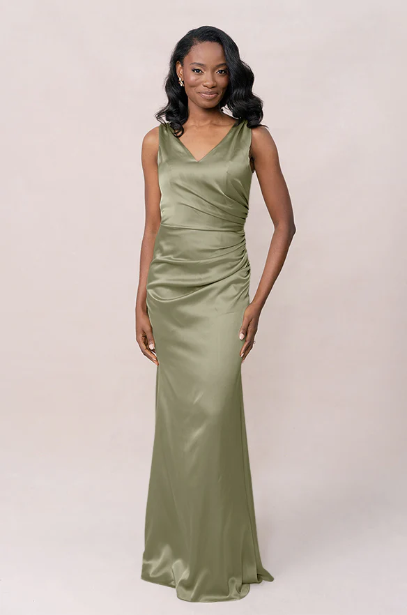 Dawson Satin Dress | Made To Order - Image 111