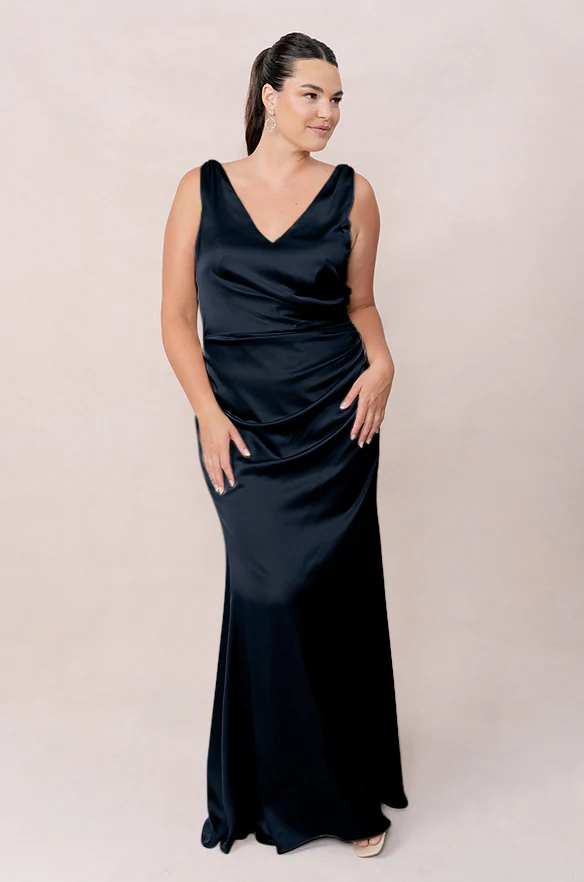 Dawson Satin Dress | Made To Order - Image 113