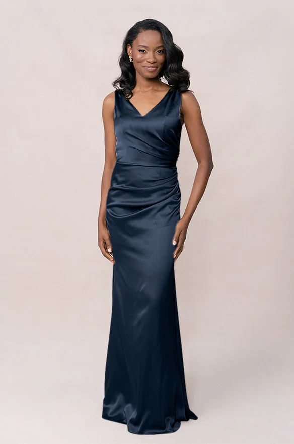 Dawson Satin Dress | Made To Order - Image 121