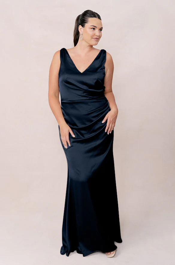 Dawson Satin Dress | Made To Order - Image 122
