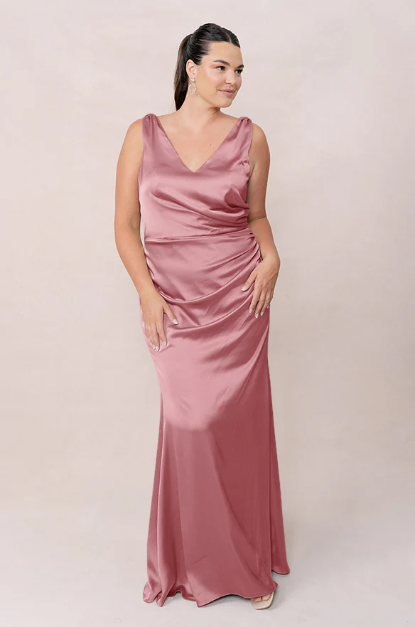 Dawson Satin Dress | Made To Order - Image 123
