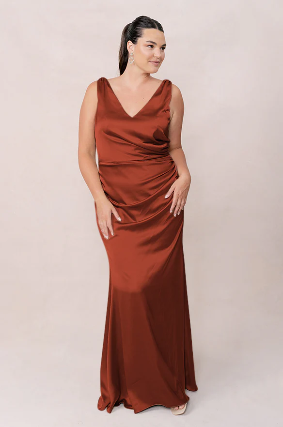 Dawson Satin Dress | Made To Order - Image 126