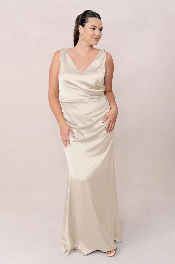 Dawson Satin Dress | Made To Order - Image 131