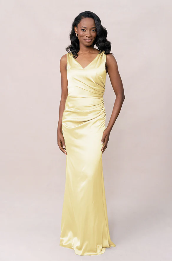 Dawson Satin Dress | Made To Order - Image 145