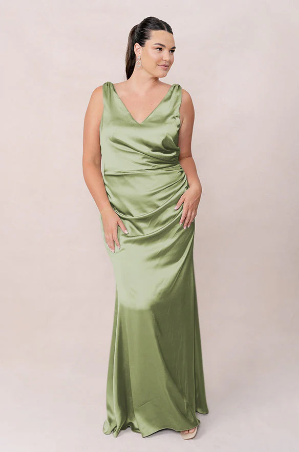 Dawson Satin Dress | Made To Order - Image 151