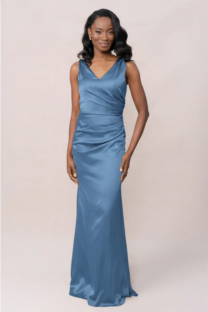 Dawson Satin Dress | Made To Order - Image 155