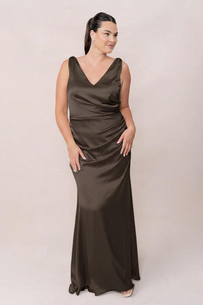 Dawson Satin Dress | Made To Order - Image 164