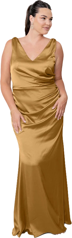 Dawson Satin Dress | Made To Order - Image 29