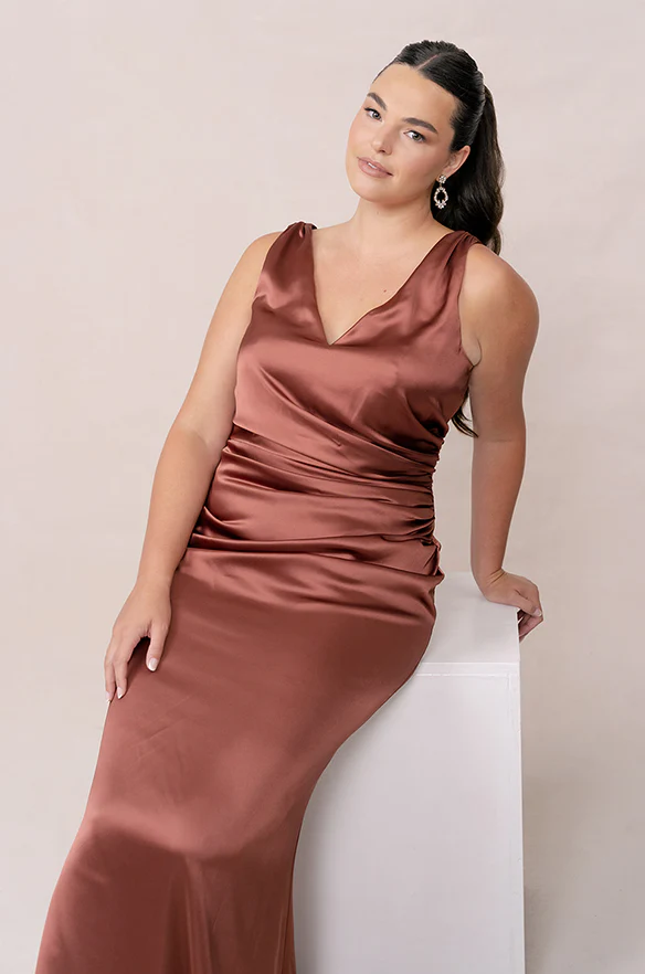 Dawson Satin Dress | Made To Order - Image 4