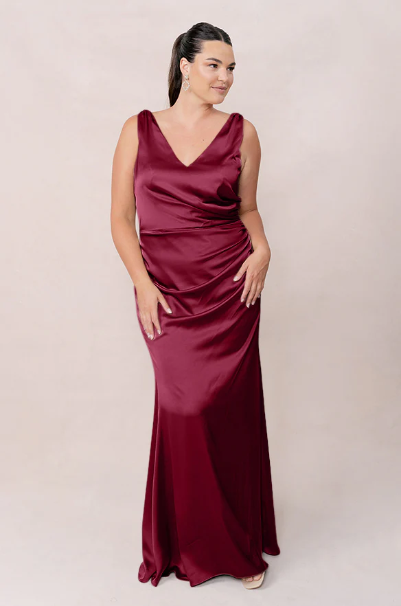 Dawson Satin Dress | Made To Order - Image 57