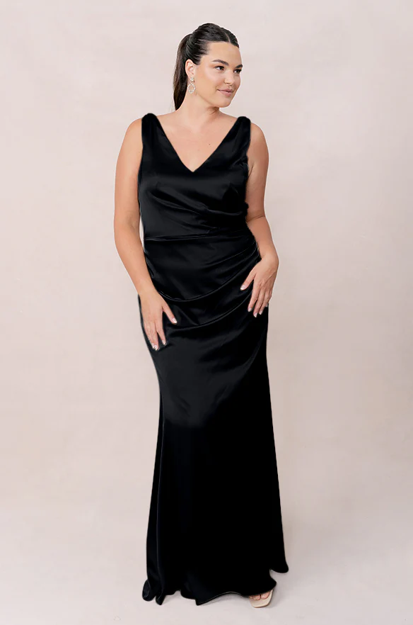Dawson Satin Dress | Made To Order - Image 59