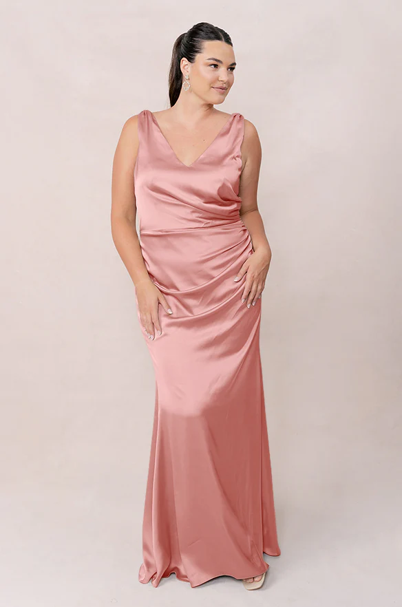 Dawson Satin Dress | Made To Order - Image 64