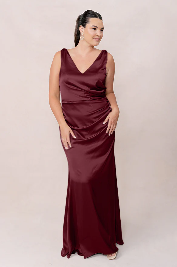 Dawson Satin Dress | Made To Order - Image 65