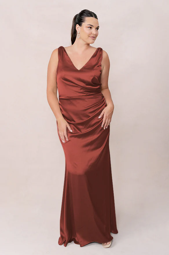 Dawson Satin Dress | Made To Order - Image 67