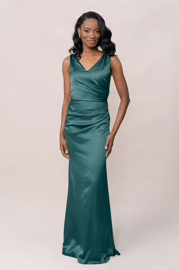 Dawson Satin Dress | Made To Order - Image 69