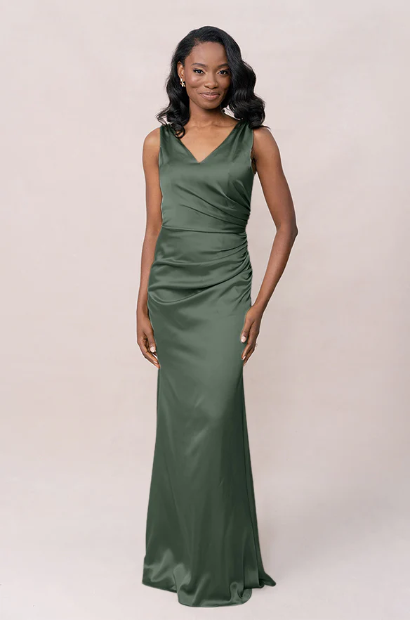 Dawson Satin Dress | Made To Order - Image 73