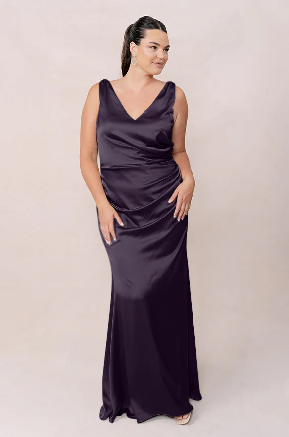 Dawson Satin Dress | Made To Order - Image 80