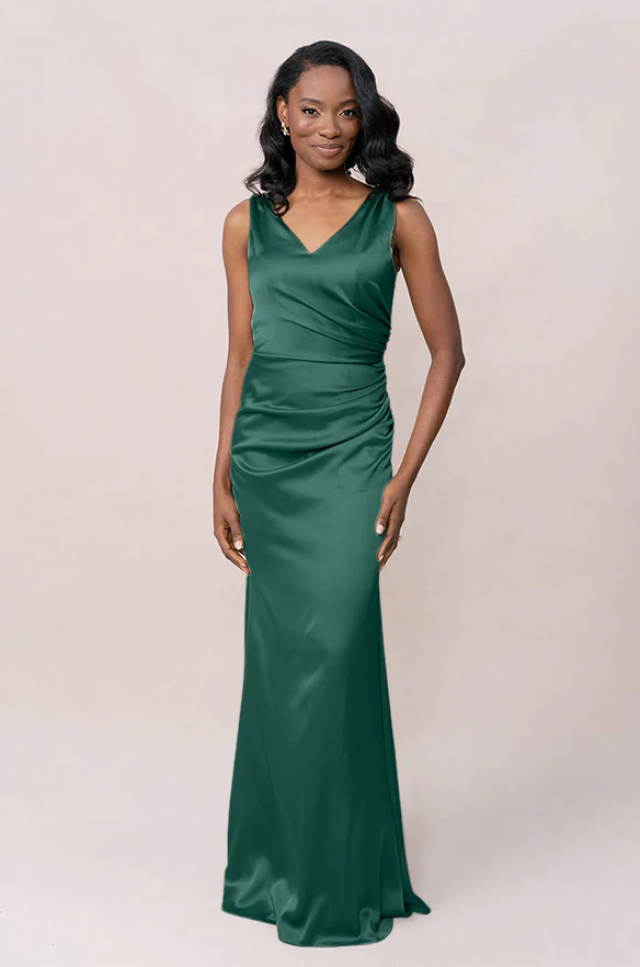 Dawson Satin Dress | Made To Order - Image 81