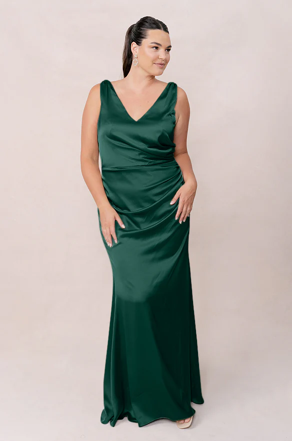 Dawson Satin Dress | Made To Order - Image 82