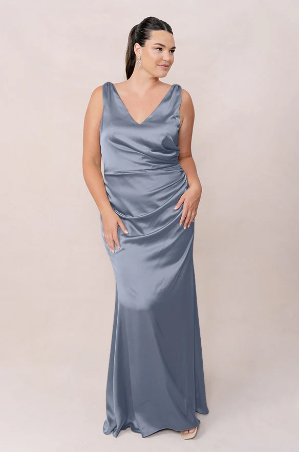 Dawson Satin Dress | Made To Order - Image 86