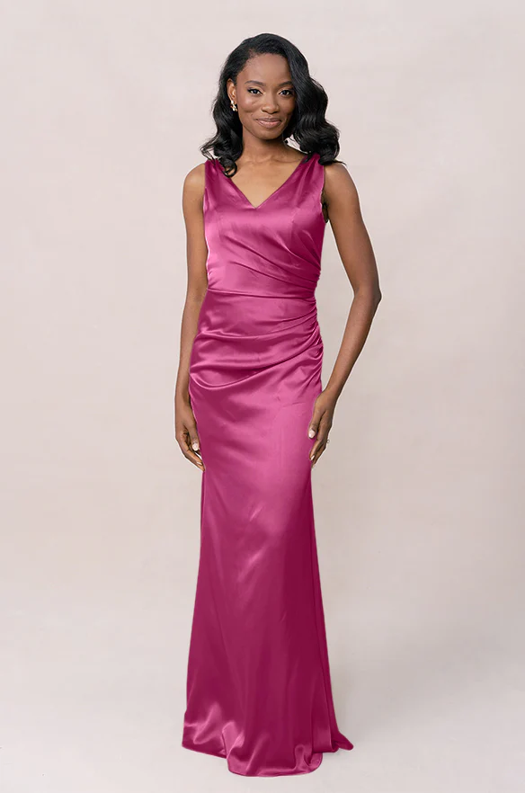 Dawson Satin Dress | Made To Order - Image 87