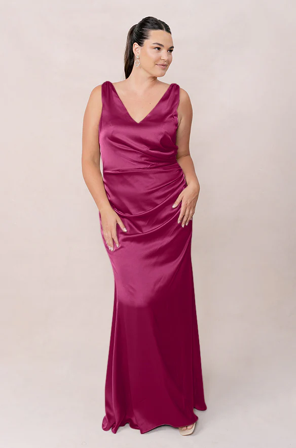 Dawson Satin Dress | Made To Order - Image 88