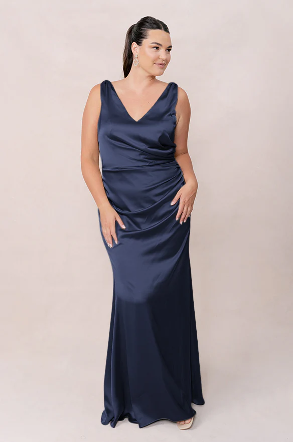 Dawson Satin Dress | Made To Order - Image 97