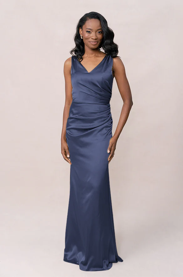 Dawson Satin Dress | Made To Order - Image 98