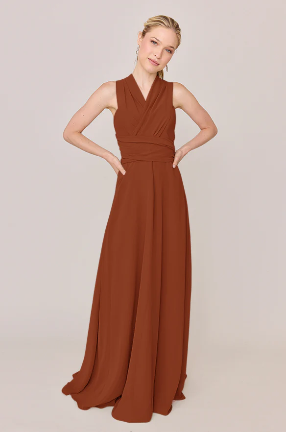 Devan Convertible Chiffon Dress | Made To Order - Image 122