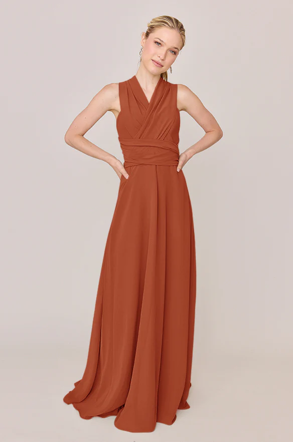 Devan Convertible Chiffon Dress | Made To Order - Image 124