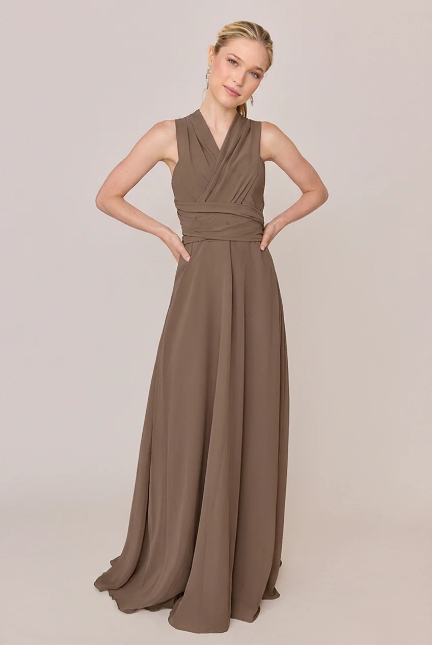 Devan Convertible Chiffon Dress | Made To Order - Image 153
