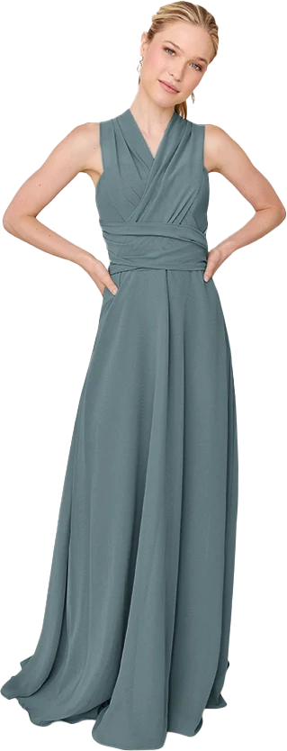 Devan Convertible Chiffon Dress | Made To Order - Image 21