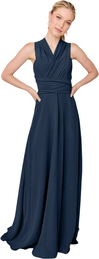 Devan Convertible Chiffon Dress | Made To Order - Image 36