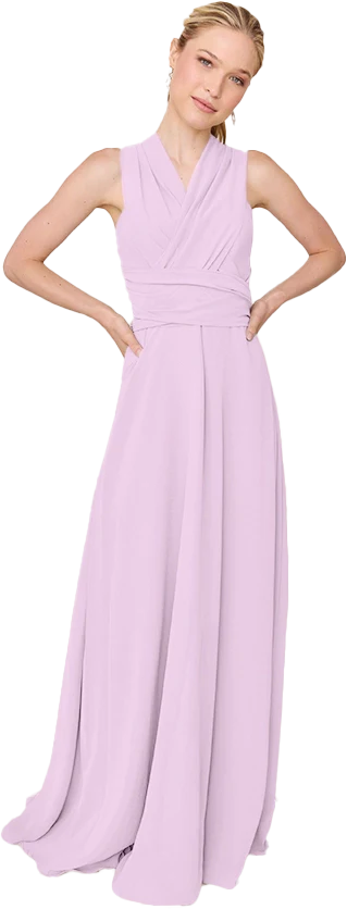 Devan Convertible Chiffon Dress | Made To Order - Image 37