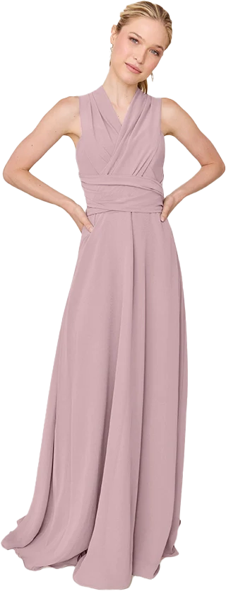 Devan Convertible Chiffon Dress | Made To Order - Image 38