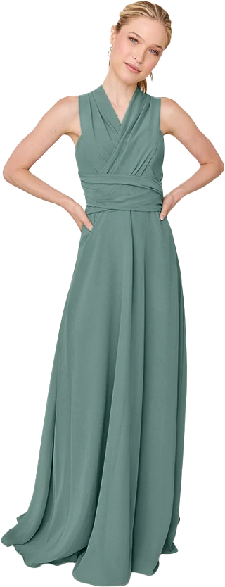 Devan Convertible Chiffon Dress | Made To Order - Image 39