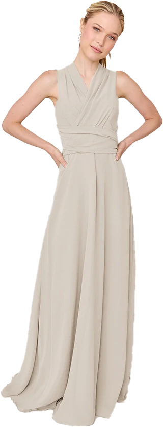 Devan Convertible Chiffon Dress | Made To Order - Image 45