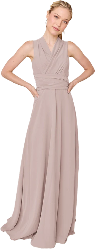 Devan Convertible Chiffon Dress | Made To Order - Image 48