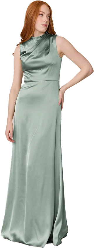 Diana Satin Dress | Made To Order - Image 149