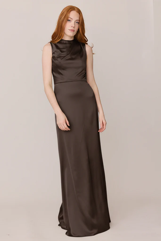 Diana Satin Dress | Made To Order - Image 173