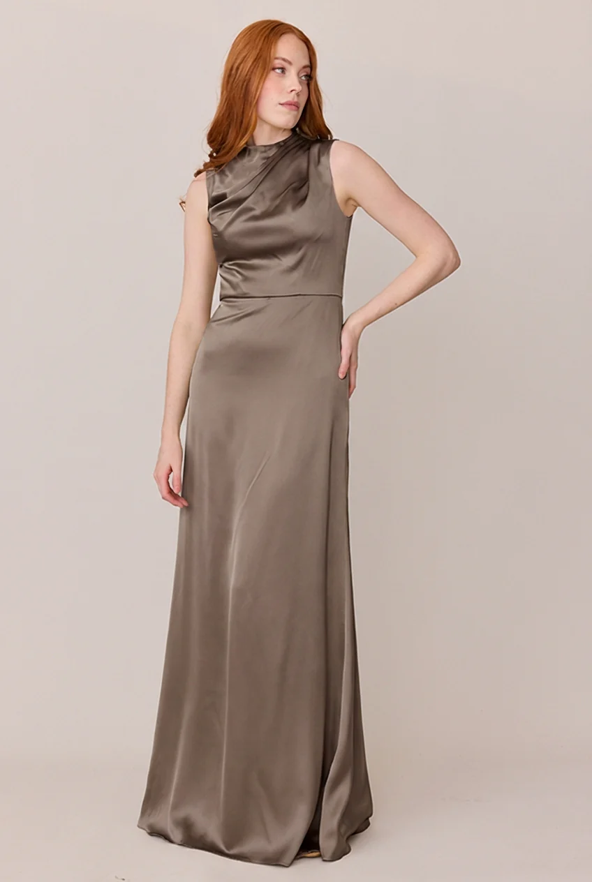Diana Satin Dress | Made To Order - Image 174