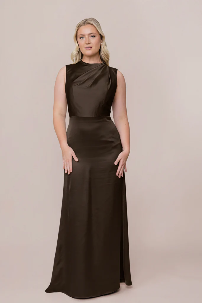 Diana Satin Dress | Made To Order - Image 176