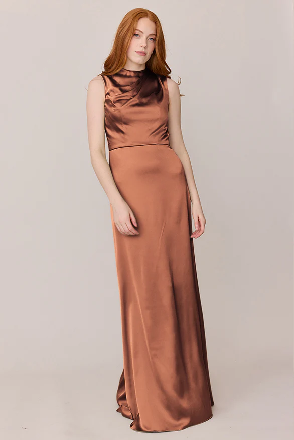 Diana Satin Dress | Made To Order - Image 23