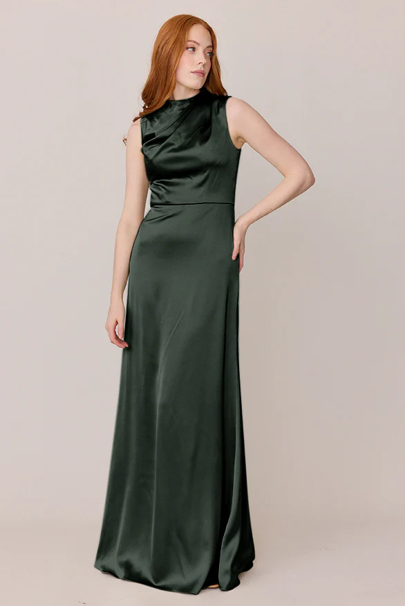 Diana Satin Dress | Made To Order - Image 25