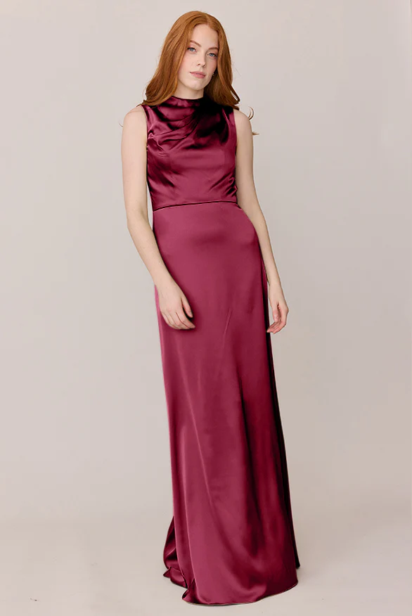 Diana Satin Dress | Made To Order - Image 9