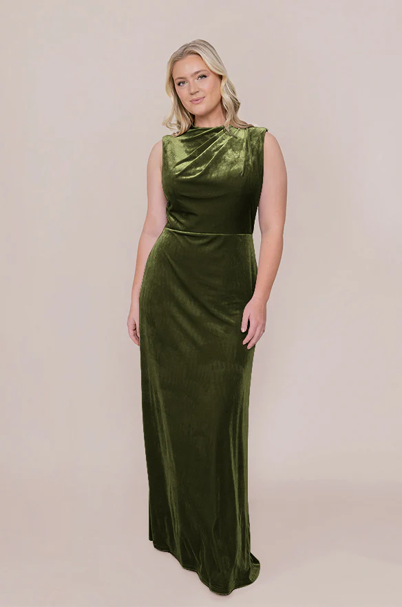 Diana Velvet Dress | Made To Order - Image 18