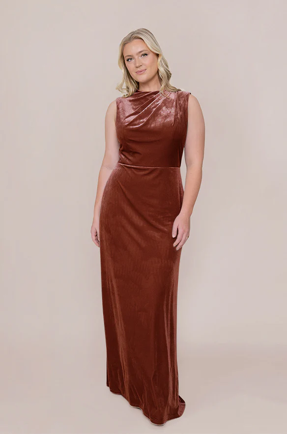Diana Velvet Dress | Made To Order - Image 24