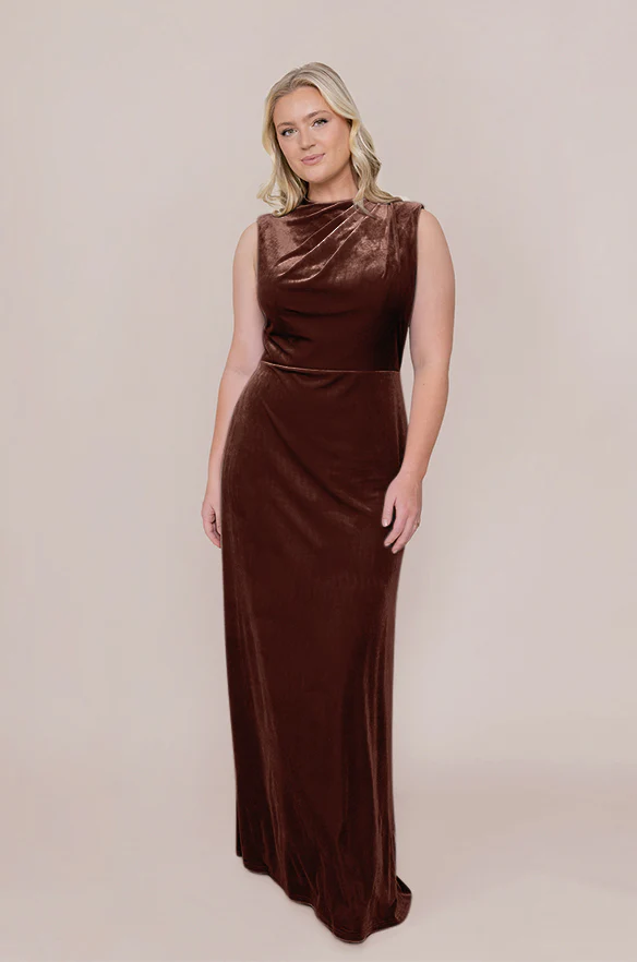 Diana Velvet Dress | Made To Order - Image 26
